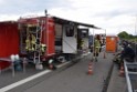 VU Gefahrgut LKW umgestuerzt A 4 Rich Koeln Hoehe AS Gummersbach P078